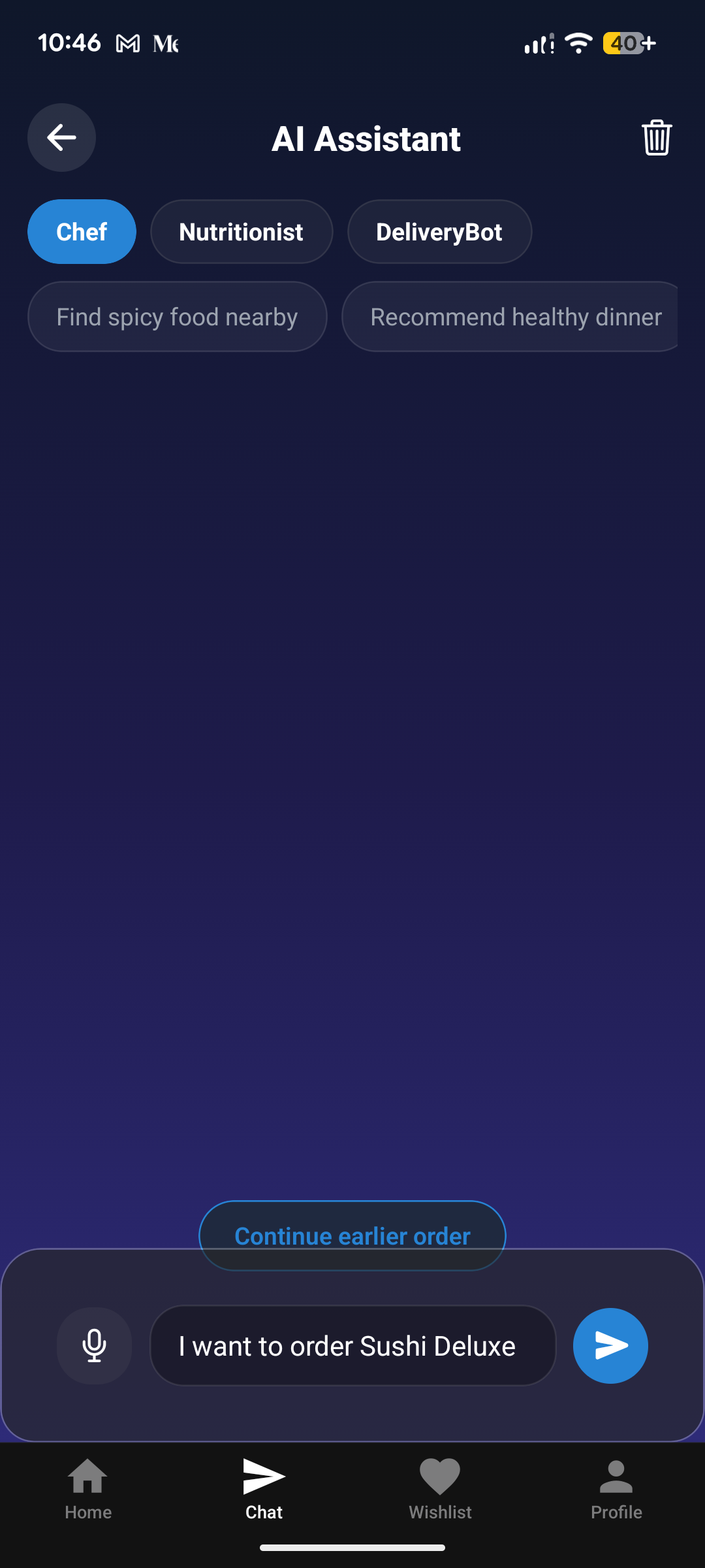 Food Genie AI Assistant